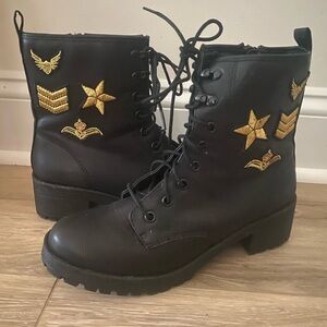 Madden Girl Combat Boots